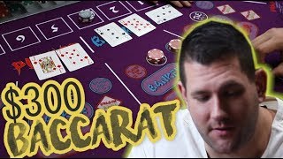 $300 BACCARAT SESSION – Mikey’s Casino Run