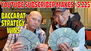 YouTube Subscriber Makes $5,225 Playing Baccarat With Professional Gambler Coaching.