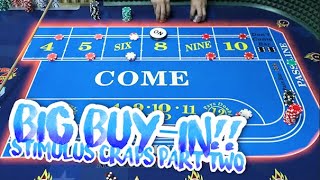 $1,200 Buy-In – STIMULUS CHECK CRAPS SYSTEM #2 | Live Craps