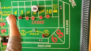 Craps strategy.  More aggressive 6&8