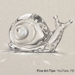 How to Draw a Crystal Snail – Baccarat Style – Narrated