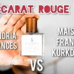 Alexandria Fragrances Interplay Extrait Vs MFK Baccarat Rouge 540