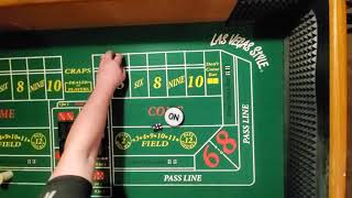 Craps strategy, 100$ low roller, high action