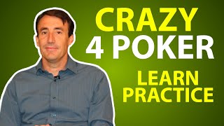Learn and practice Crazy 4 Poker with our Demo Game