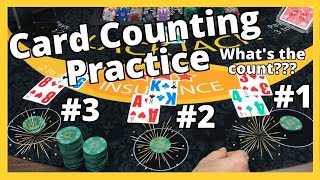 Blackjack CARD COUNTING Practice – Three Hand Special – Part 1