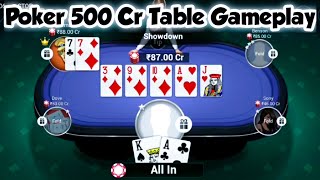 Poker 500 cr Table Gameplay TEEN PATTI GOLD