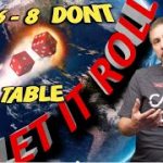 The 6 – 8 Don’t Strategy to try to win at craps!  $10 Table strategy