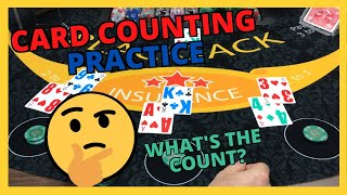 Blackjack CARD COUNTING Practice – Three Hand Special – Part 2