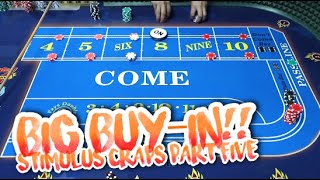 $1,200 Buy-In – STIMULUS CHECK CRAPS SYSTEM #5 | Live Craps