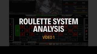 STRATEGY APPLICATION – Roulette System Analysis – Vídeo 1 – 1.300 Profit – Double Cycle – Single Bet