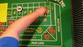 Craps strategy.  Skill and Lucks “Golden Cross “