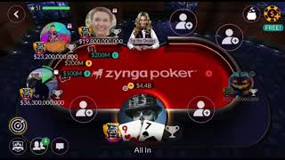 ALL IN TWO TIMES !?? I BEAT THEM JUST IMPOSSIBLE | ZYNGA POKER | WINNING BILLIONS EASY | STRONGER