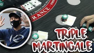TRIPLE MATINGALE Betting – Blackjack Live