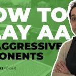 How To Play Pocket Aces Vs Aggressive Opponents | Cash game poker strategy | Hand of the day #246