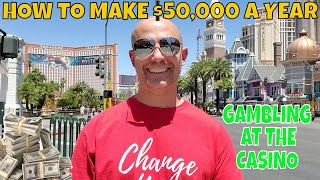 How To Make $50,000 A Year (CASH) Gambling At The Casino By Christopher Mitchell.