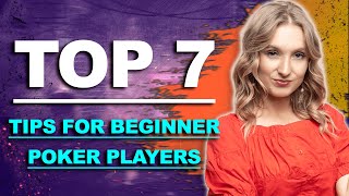 ✅STOP DOING IT! 7 Tips for Beginner Poker players | tips & tricks | avoid common mistakes