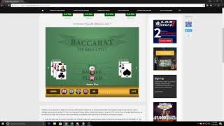 Modified Martingale on Baccarat