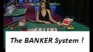 Baccarat Winning Strategies ” The Banker System ” 12/27/19