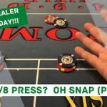 CRAPS DEALER TRAINING – TIPS AND TRICKS – SNAP PRESSING THE SIX AND 8 – BETWEEN ROLLS / LATE PRESSES