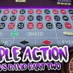 $30,000 Bet!! LIVE ROULETTE BATTLE – Timmy Vs. David