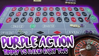 $30,000 Bet!! LIVE ROULETTE BATTLE – Timmy Vs. David