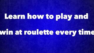 Winning A Million Dollars Playing Roulette! Best Gambling System Ever Made!