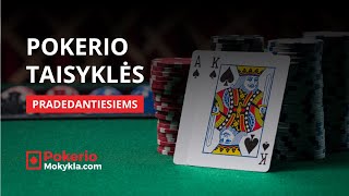 Texas holdem pokerio taisyklės