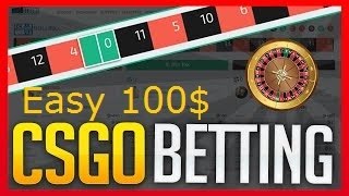 Easy 100$ win CS:GO roulette