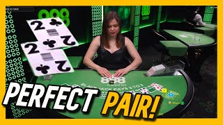 PERFECT PAIR WIN! ONLINE BLACKJACK WITH SIDE BETS! Part 1