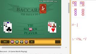 Baccarat – Safe strategy, $40 bankroll, Long playing – PART 1