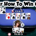 Poker How To Win Teenpatti Gold Latest Tricks And Tips