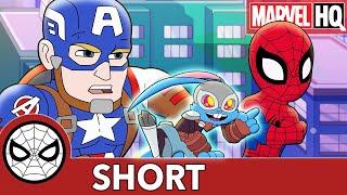 Spidey and Cap Track Down Blackjack! | Marvel Super Hero Adventures – It’s On Me  | SHORT