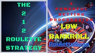 Roulette Strategy – The 2-1-2 Progression | 2020 | Roulette Boss