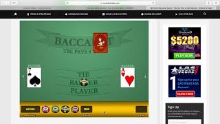 Tips on how to become a professional baccarat player!