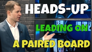 GPL Poker Strategy Corner – Jonathan Little: Heads-Up: Leading on a paired board