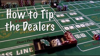 Craps – How to tip your dealers (and you should tip!)