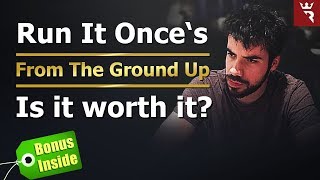 RUN IT ONCE | From The Ground Up 🏆 REVIEW (Created by pro poker player Peter ‘Carroters’ Clarke)