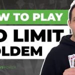 How to Play No Limit Texas Hold’em (5 Beginner Poker Strategies)