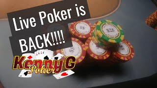Poker Vlog – Live Poker During Pandemic – I Remember How to Win!?!? (Winning Session) Poker Vloggers