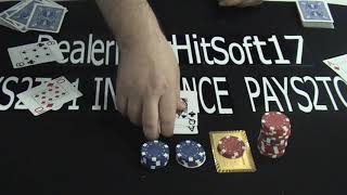 BlackJack Strategy Demo (shoe 2 – double deck)