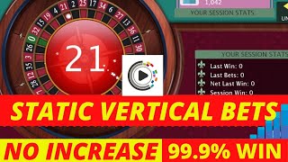 Roulette Win By Vertical Neighbour Bets | Best Roulette Strategy to Win 2020 | Winning Roulette Tips