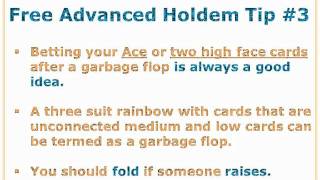 Advanced Texas Hold’em Tips