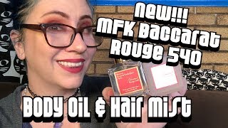 Reviewing NEW Maison Francis Kurkdjian Baccarat Rouge 540 Hair Mist & Body Oil
