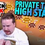 Private Blackjack – HIGH STAKES with Momentum Strategy!