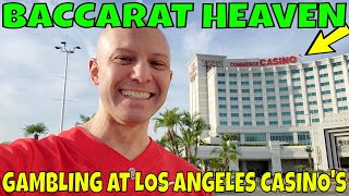 Baccarat Boss Christopher Mitchell Gambling In Los Angeles Casino’s- Commerce, Bicycle & Gardens.
