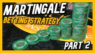 How Deadly Can The Martingale Betting Strategy Be? Blackjack Session