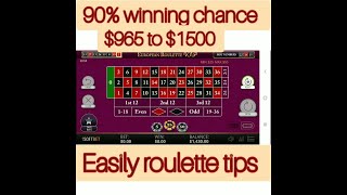 Just see how to win (at roulette strategy)