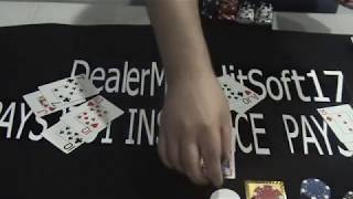 BlackJack Strategy/Demo (shoe ten – double deck ) End Of Current Double Deck Shoe Series