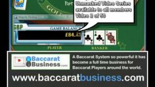 Baccarat Strategy The Online Casinos do not want you to know about