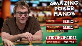 TOP 5 MOST AMAZING POKER HANDS EVER SEEN!